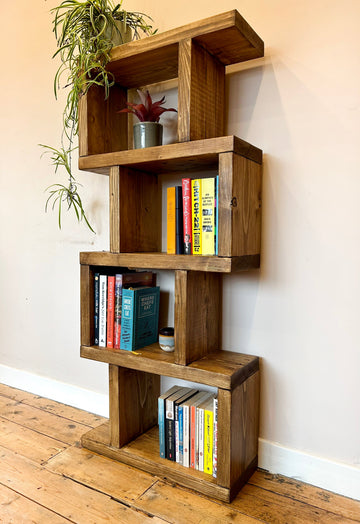 Rustic Wooden Bookcase