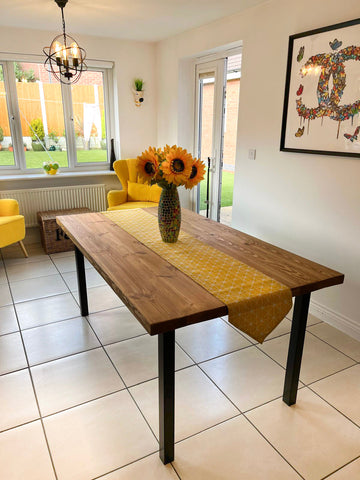 Industrial Style Dining Table